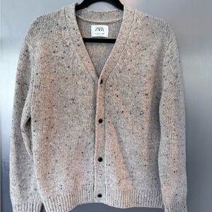 Zara Gray Chunky Knit Sweater
